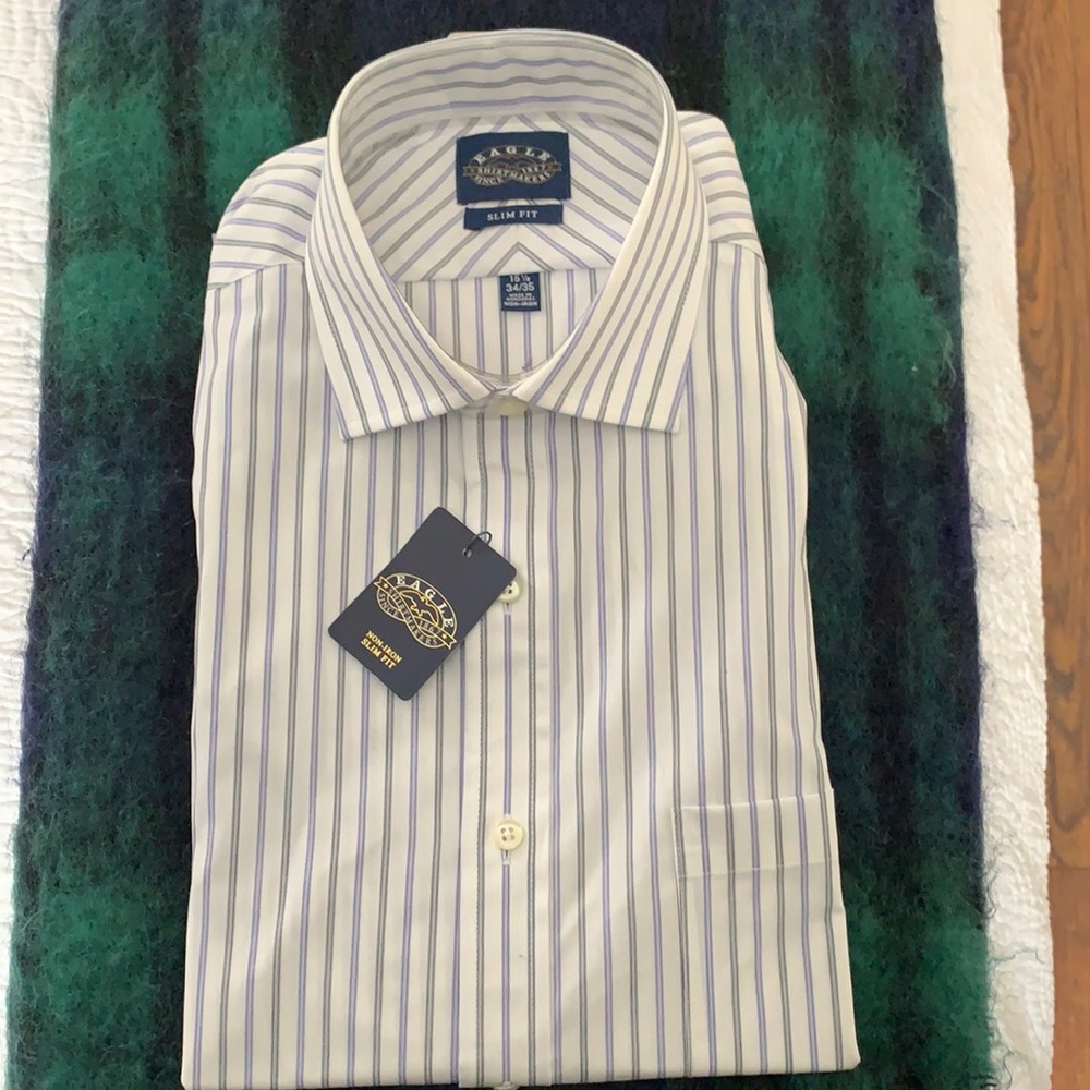 Men’s Eagle Brand Dress Shirt -New